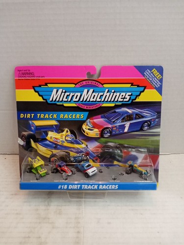 1994 GALOOB MICRO MACHINES #18 DIRT TRACK RACERS COLLECTION • NEW IN ...