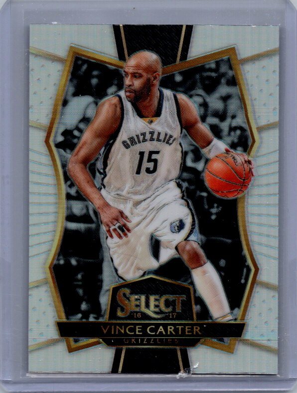2016-17 Panini Select #179 Vince Carter Silver Prizms
