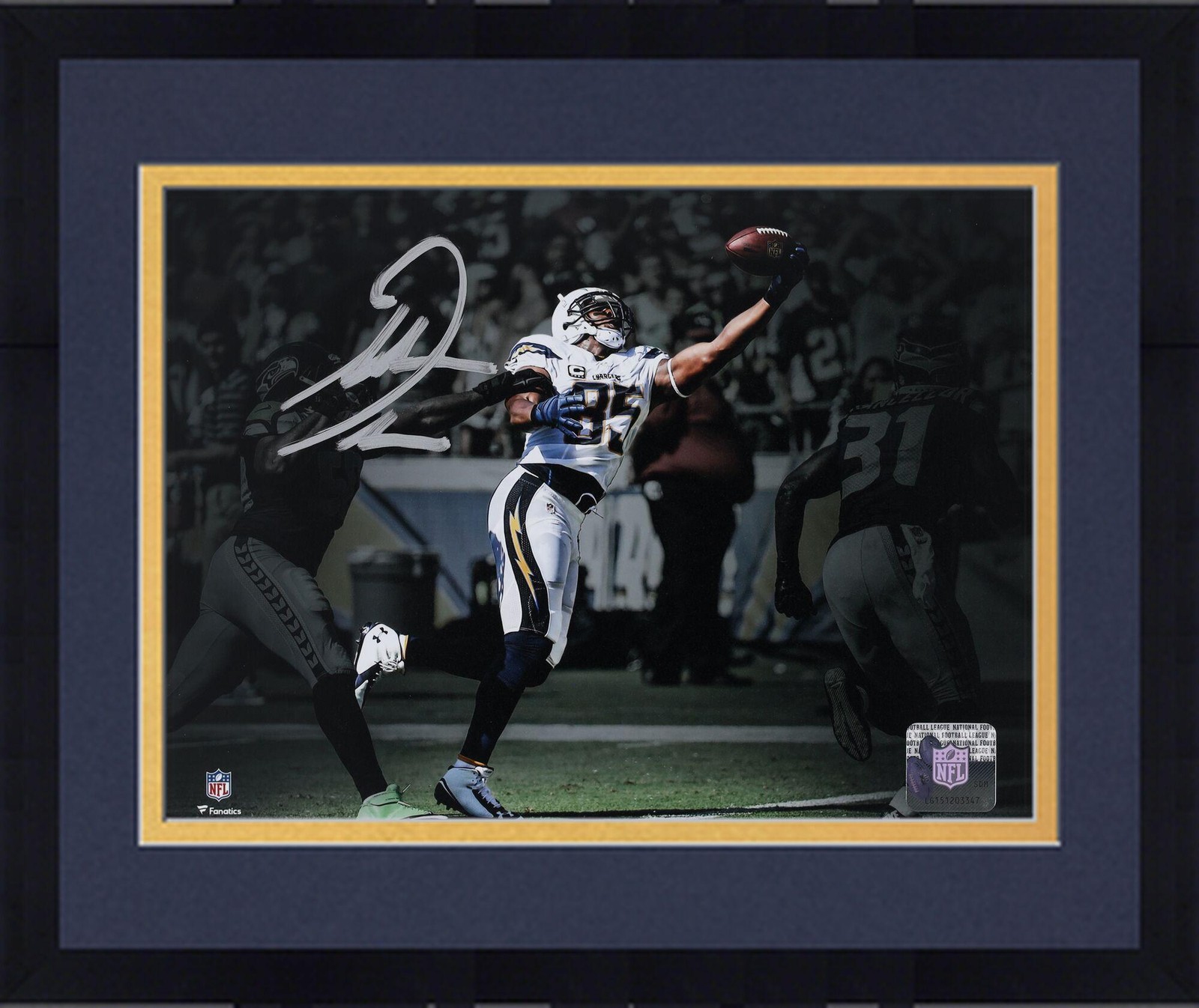 Antonio Gates Autographed Signed San Diego Chargers Chargers 8x10 Photo Item#14449936 COA 