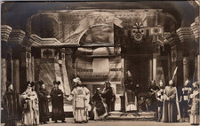 Vintage Theater Stage Cast Performance Real Photo Postcard [AB]