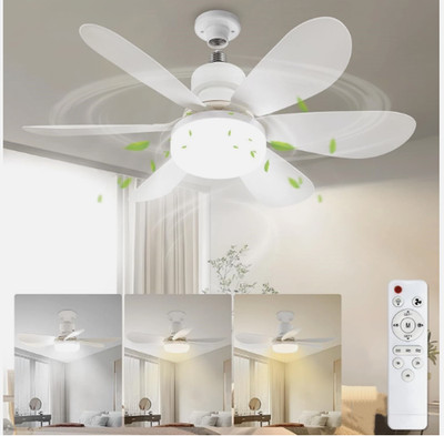 Socket Fan Light Ceiling Fans With Lights And Remote Dimmable LED Ceiling Fan US