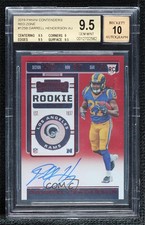 2019 Panini Contenders FOTL Red Zone Darrell Henderson BGS 9.5 GEM MINT Auto 4o1
