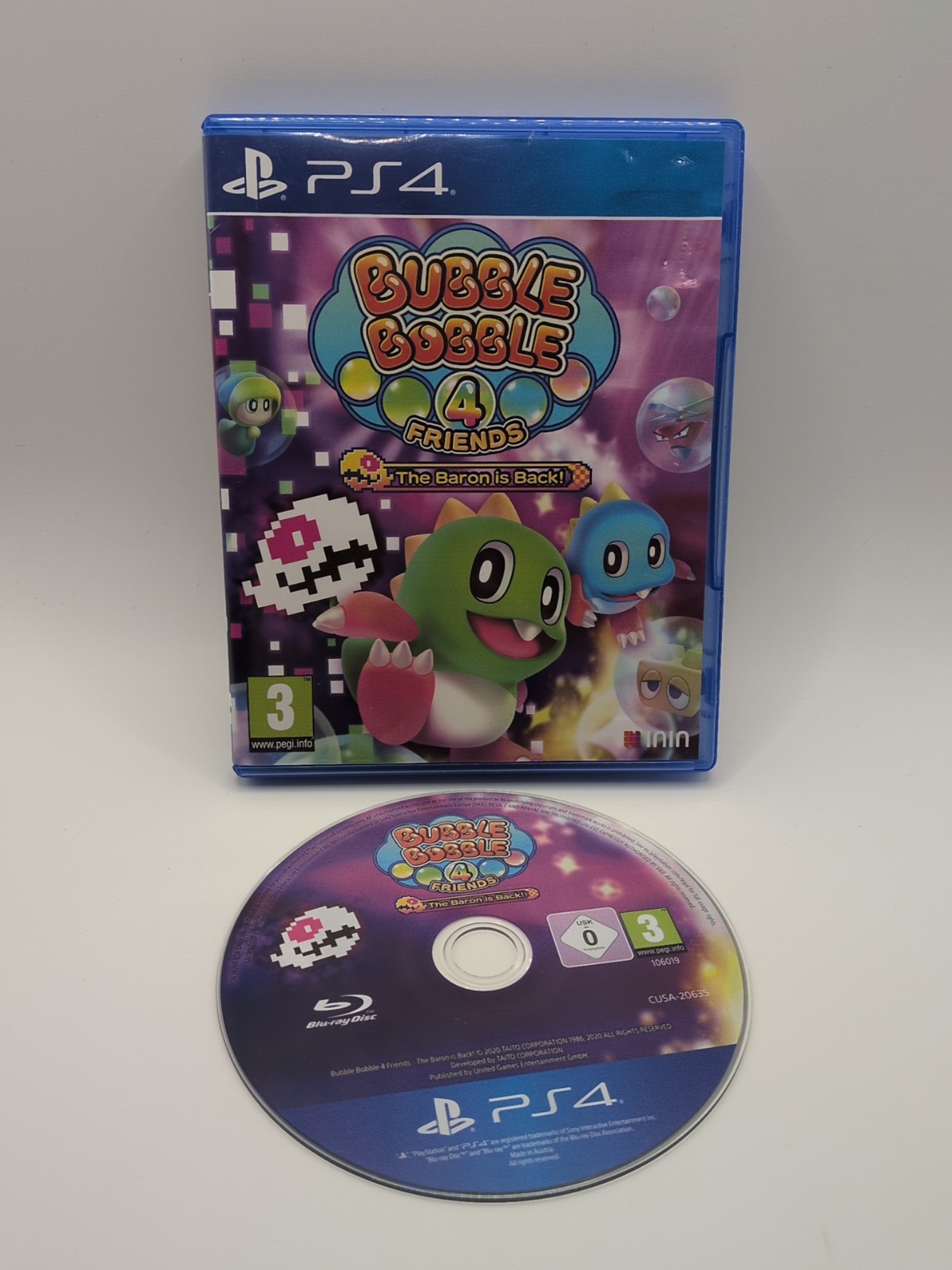 Bubble Bobble 4 Friends The Baron Is Back!(Sony Playstation 4) DISC EXCELLENT!!