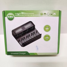 EBL 8 slot LCD AA/ AAA C/D rechargeable battery charger C9008