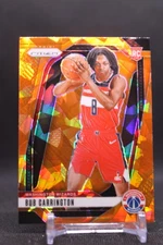 Bub Carrington #244 2024-25 Panini Prizm Prizms Orange Ice Wizards RC