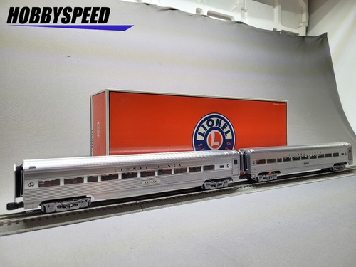 LIONEL LINES 18" ALUMINIO VAGÓN DE PASAJEROS PAQUETE DE 2 VAGONES DE TREN CALIBRE O 2527200 NUEVO | Condition: New