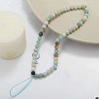 Phone Lanyard Natural Stone Phone Chain Anti-lost Hanging Chain