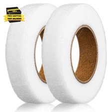 2 Rolls Hem Tape Iron-On Adhesive, No Sew Hemming Tape, 0.6In X 27Yd No-Sew Extr