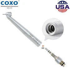 COXO Dental CX207 45° Fiber Optic High Speed Air Turbine Handpiece Standard Head