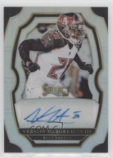 2017 Panini Select Signatures Silver Prizm 38/199 Vernon Hargreaves III Auto 0c2