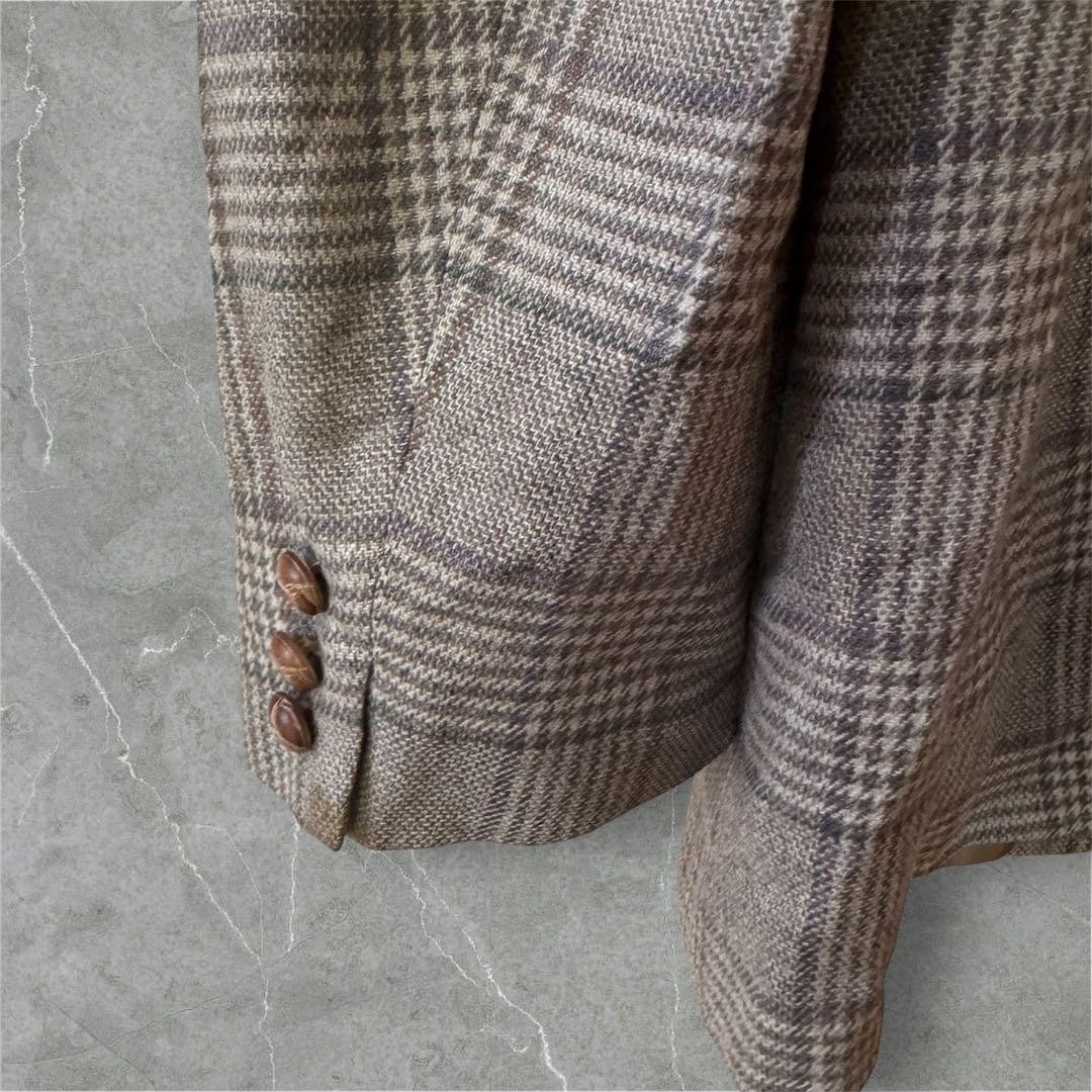 Pendleton 80s Herringbone Tailored Jacket USA Mad… - image 7