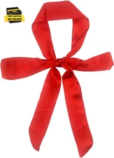 Stylish Soft Scarf Ribbon Scarf Long Skinny Satin Belt Sash Necktie Neck Scarf C