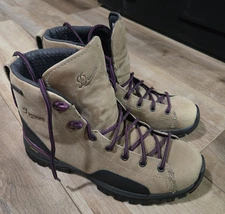 Danner Stronghold 5" Womens Size 8.5 Gray Leather Comp Toe Waterproof Work Boots