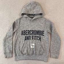 Abercrombie  Fitch Hoodie Sweatshirt Gray Kids Size 9/10