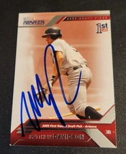 Matthew Davidson Autograph Signed 2009 Tri Star Arizona Diamondbacks