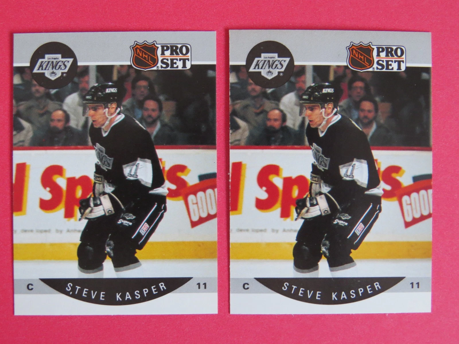 1990 Pro Set Hockey Error Steve Kasper #120