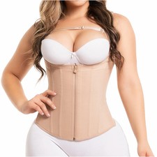 Fajas Salome Colombianas Moldeadora, Chaleco Control Vientre Faja Salome 0314 BEIGE