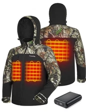 Heated Jackets for Men with Battery Pack, 180G Insulation Work Jackets, Water...
