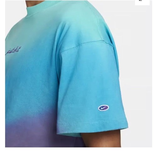 Nike Blue and Purple Gradient Short Sleeve Tee Size XXLARGE NWOT - Picture 9 of 11