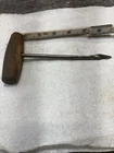 Antique Hand Gimlet Auger Drill Civil War Era Artillery Cannon Tool Wood 6 1/2”