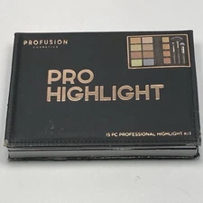 Profusion Cosmetics Pro Highlight 15 pc Professional Highlight Kit NEW-SEALED