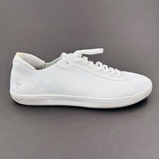 Mens 10.5 Flux Adapt Trainer White Knit Casual Athletic Gym Lifting Shoe Sneaker