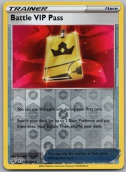 Battle VIP Pass 225/264 Fusion Strike Reverse Holo