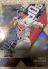 2020 Topps Chrome - Decade of Dominance Die-Cuts Mark McGwire #DOD-12