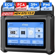 XTOOL D7S OBD2 Scanner Key Programmer Bi-Directional Diagnostic Scan Tool 2025