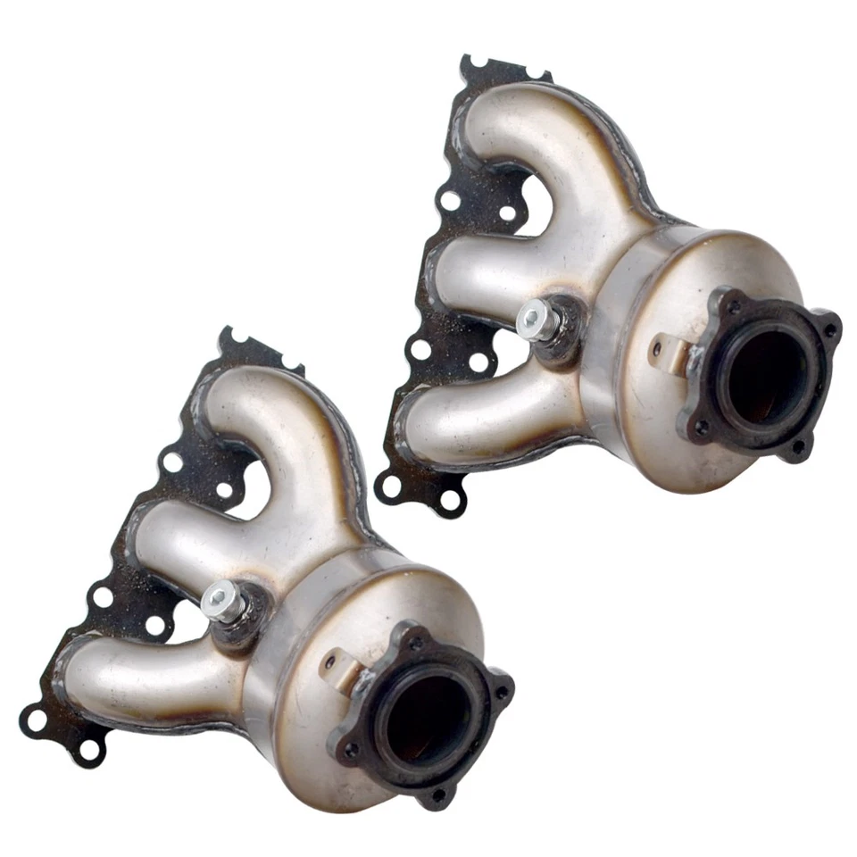 Juego de 2 convertidores catalíticos colectores para Volvo XC90 2007 2008 2009 2010 3,2 L Foto 3 de 4