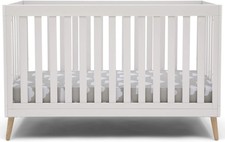 Delta Children Essex 4-in-1 Convertible Baby Crib, Bianca White
