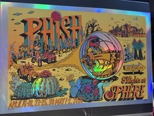 Jim Pollock Artist Edition /75 Phish Las Vegas Sphere Orange Weekend 1 Foil 2026