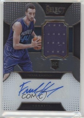 2015-16 Panini Select Rookie Materials 7/125 Frank Kaminsky #RA-FKM Auto RC fm0