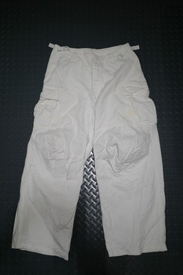 BALENCIAGA Kick cargo Pants cotton White Size-S Used-064 | eBay