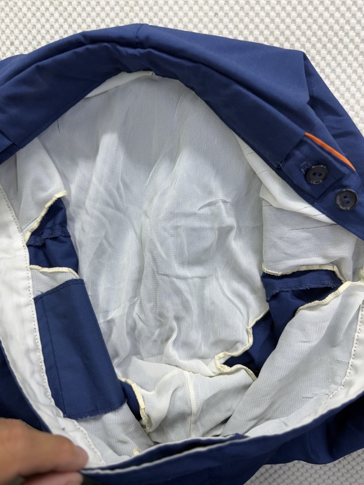 Vintage Laguna Mens Swim Trunks Surfer Beach Shorts USA Made Size 36 Blue 3”