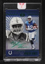 2018 Panini Illusions Rookie Endorsements Green 7/25 Nyheim Hines Auto 4z8