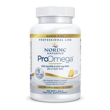 Nordic Naturals ProOmega Soft Gels - Concentrated Omega-3 Fish Oil, 90 Count