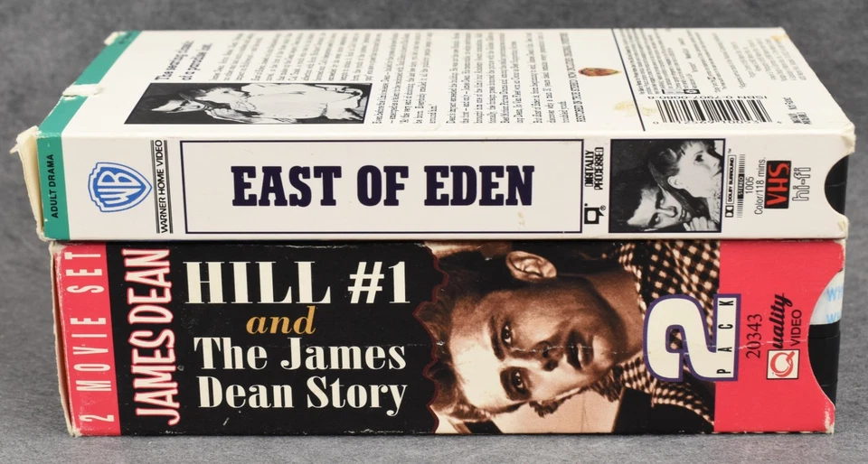 Lot 3 James Dean VHS Hill #1 The James Dean Story East of Eden Drama Classic - Image 3 of 4