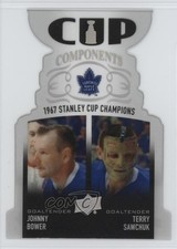 2019-20 Upper Deck Cup Components Johnny Bower Terry Sawchuk #CCP-BS HOF f0l