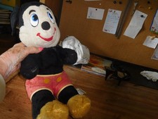Vintage Mickey Mouse Plush Walt Disney Character California Stuffed Toys 18"