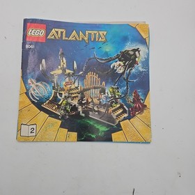 LEGO Atlantis: Gateway of the Squid (8061),  w / Instructions Incomplete