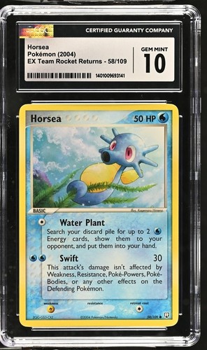 Horsea graded CGC 10 for sale on eBay