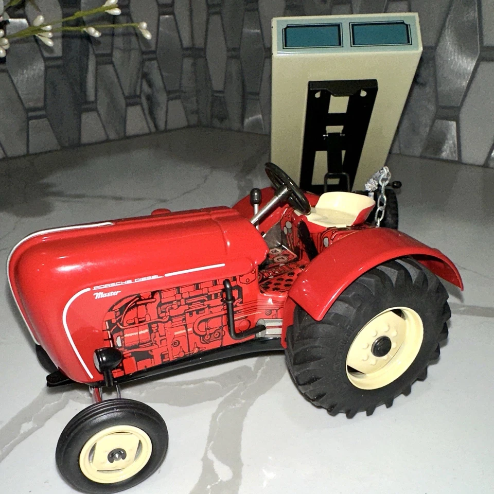 PORSCHE DIESEL MASTER TRACTOR TOY WITH DUMP TRAILER | EXCELLENT CONDITION - Image 2 of 4