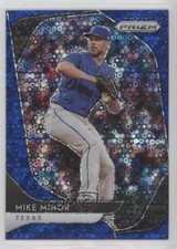 2020 Panini Prizm Tier III Quick Pitch Blue Donut Circle 177/199 Mike Minor 00gy