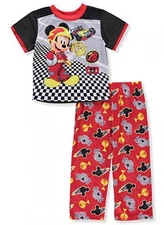 Mickey Mouse Toddler Boys 2-Piece Pajama Pant Set Size 2T