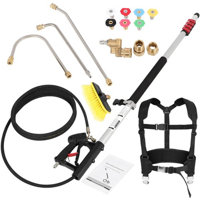 #ad Telescoping Pressure Washer Wand 24FT Adjustable Power Washer Extension Wand... $280.84