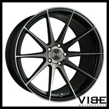19 Vertini Rf1.3 Black Forged Concave Wheels Rims Fits Ford Mustang