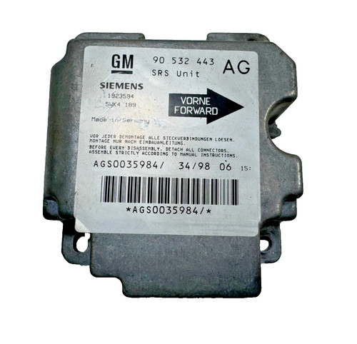Airbagsteuergerät Opel Corsa B GM 90532443AG Siemens 1923594