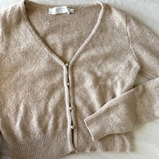 ASTR The Label Pearl Button Cardigan Size M