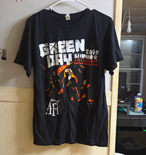 Green Day 21st Century Breakdown Tour Black T-Shirt Size M Rock & Pop Music